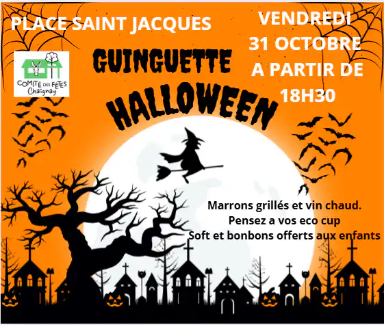 Affiche Guinguette d'Halloween